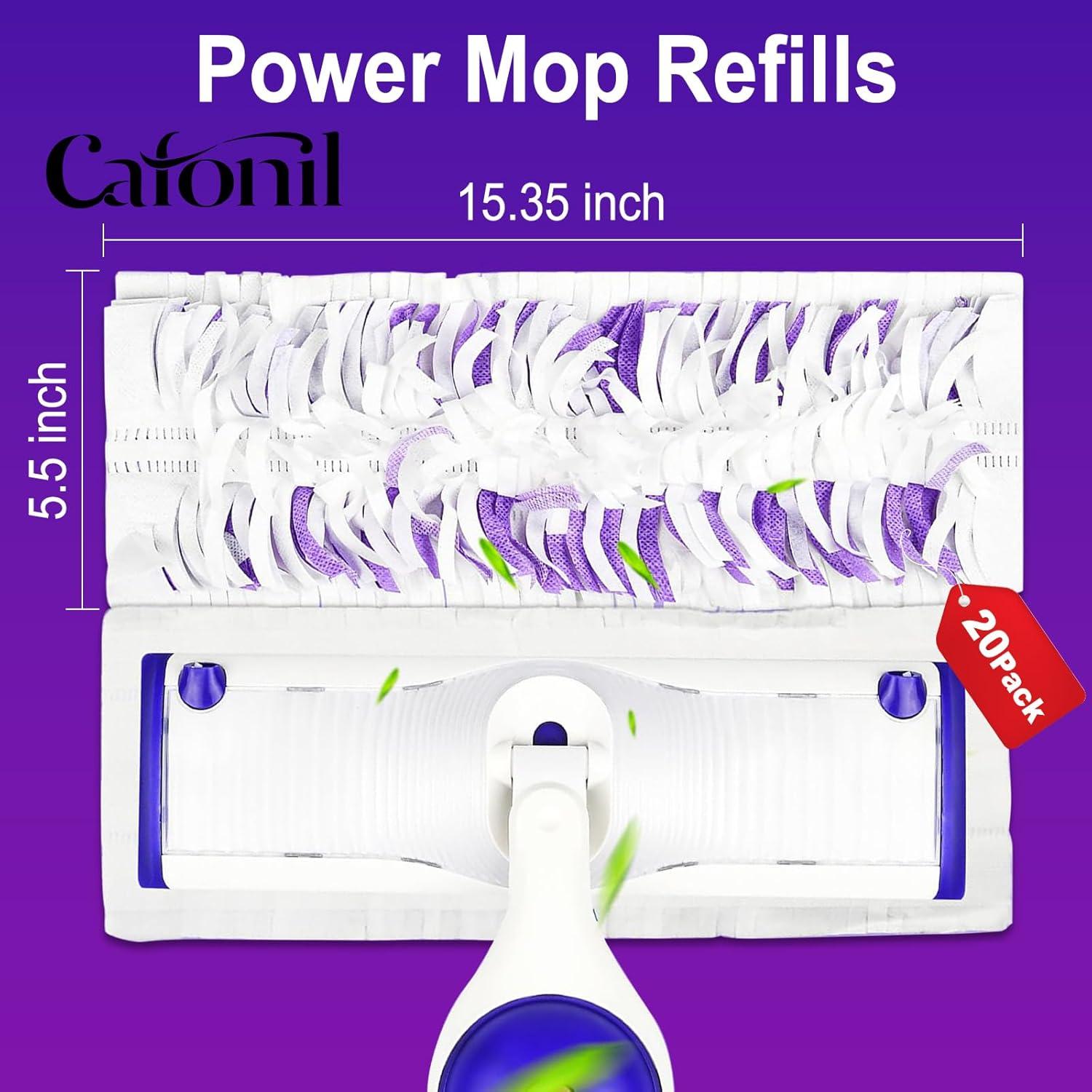 20 Almohadillas Desechables para Trapeador Eléctrico Swiffer