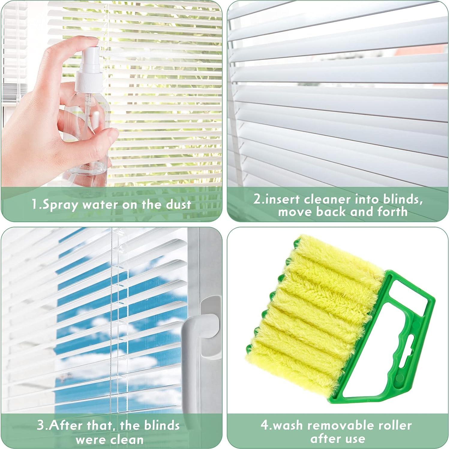 Juego de 3 Limpiadores de Persianas Geiserailie 16x13.5cm