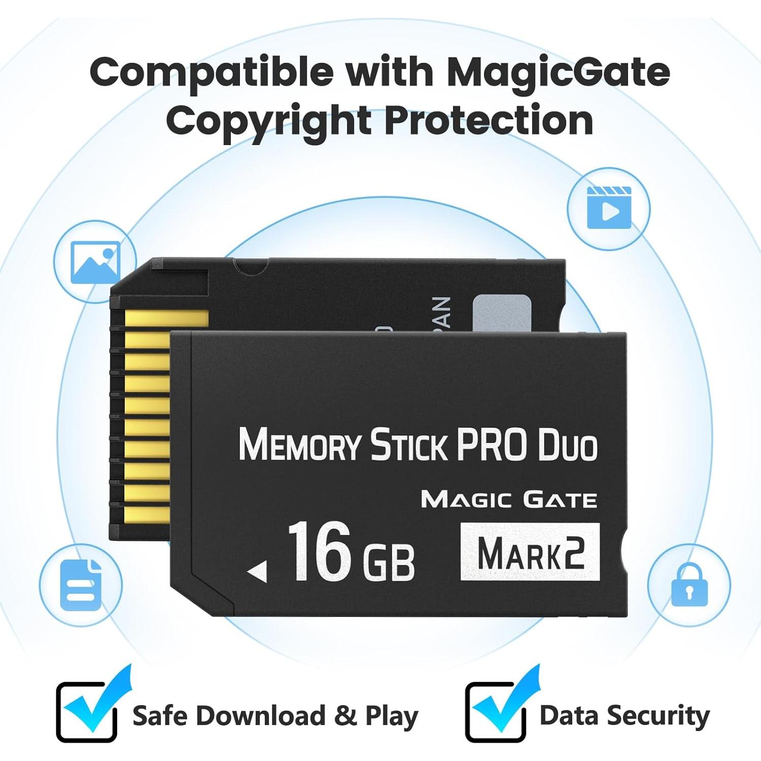 Memoria Stick Pro Duo 16GB Pefishop para PSP y Cámaras