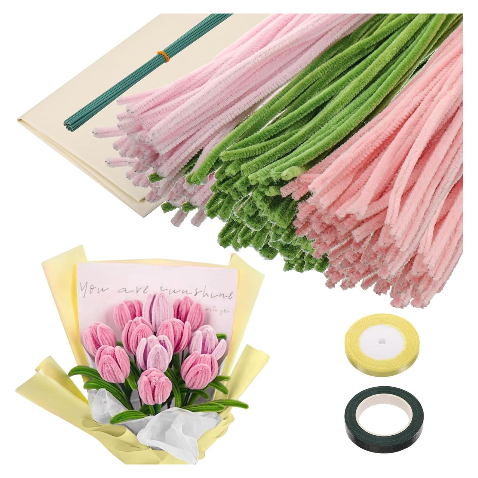 Kit de 320 Limpiapipas Starvortex para Manualidades - Flores