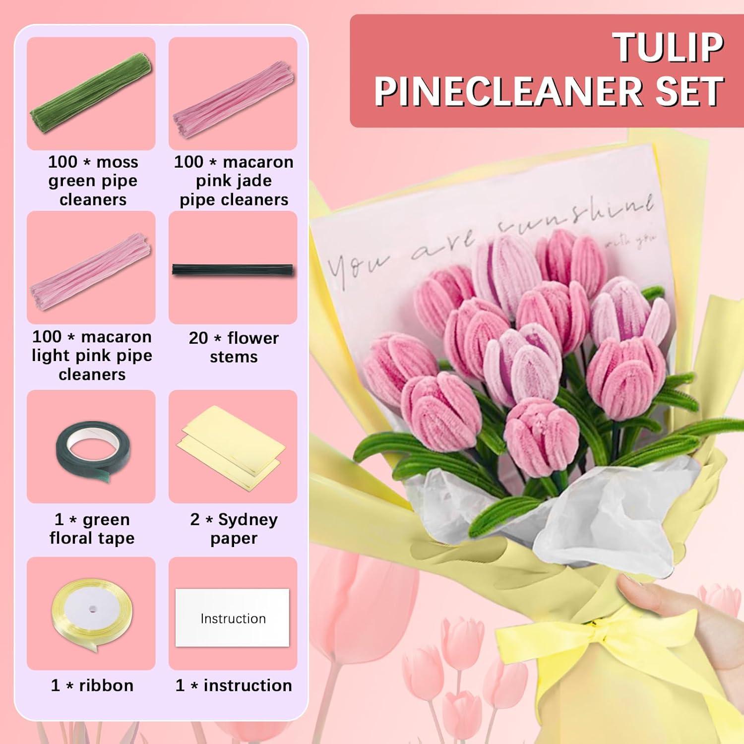 Kit de 320 Limpiapipas Starvortex para Manualidades - Flores