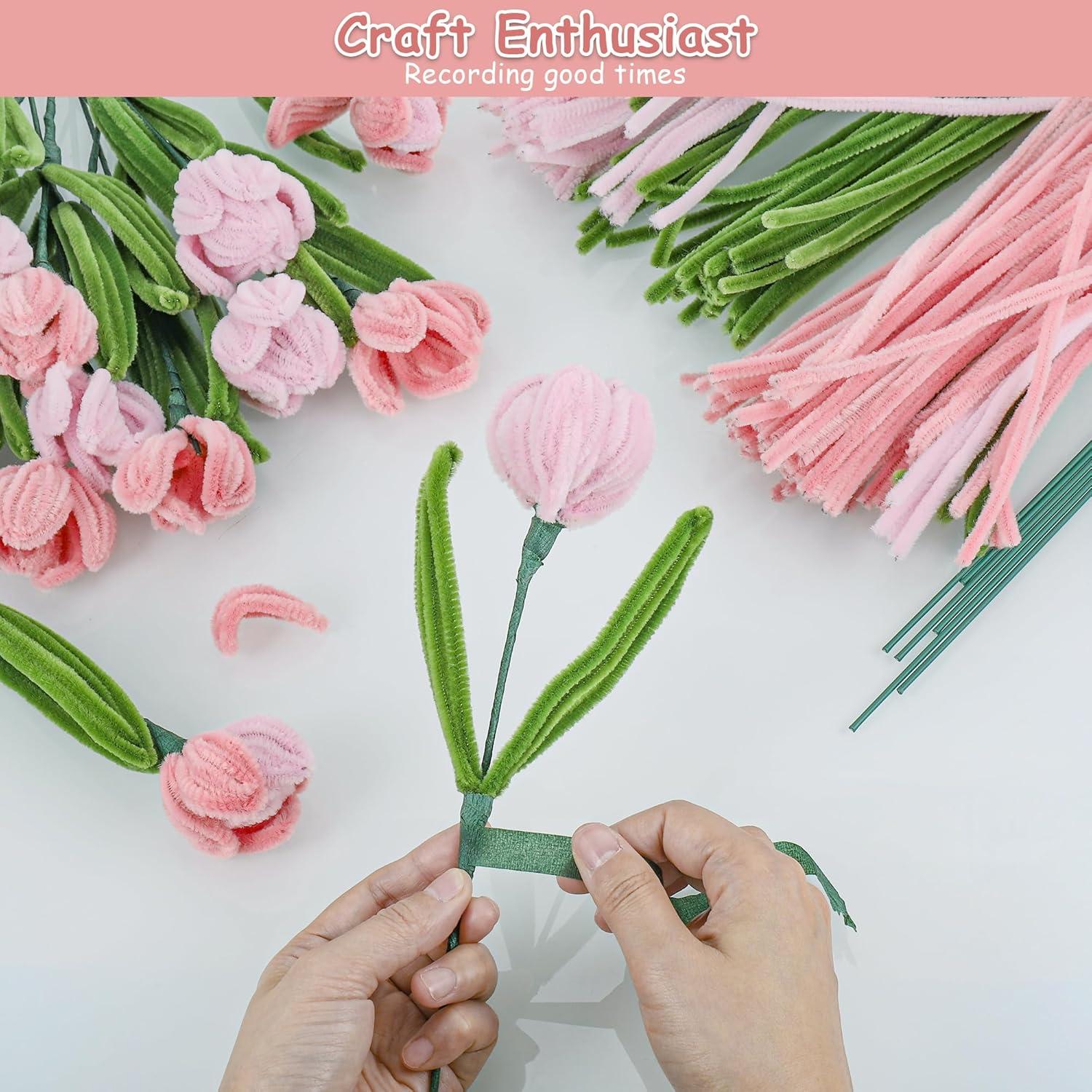 Kit de 320 Limpiapipas Starvortex para Manualidades - Flores