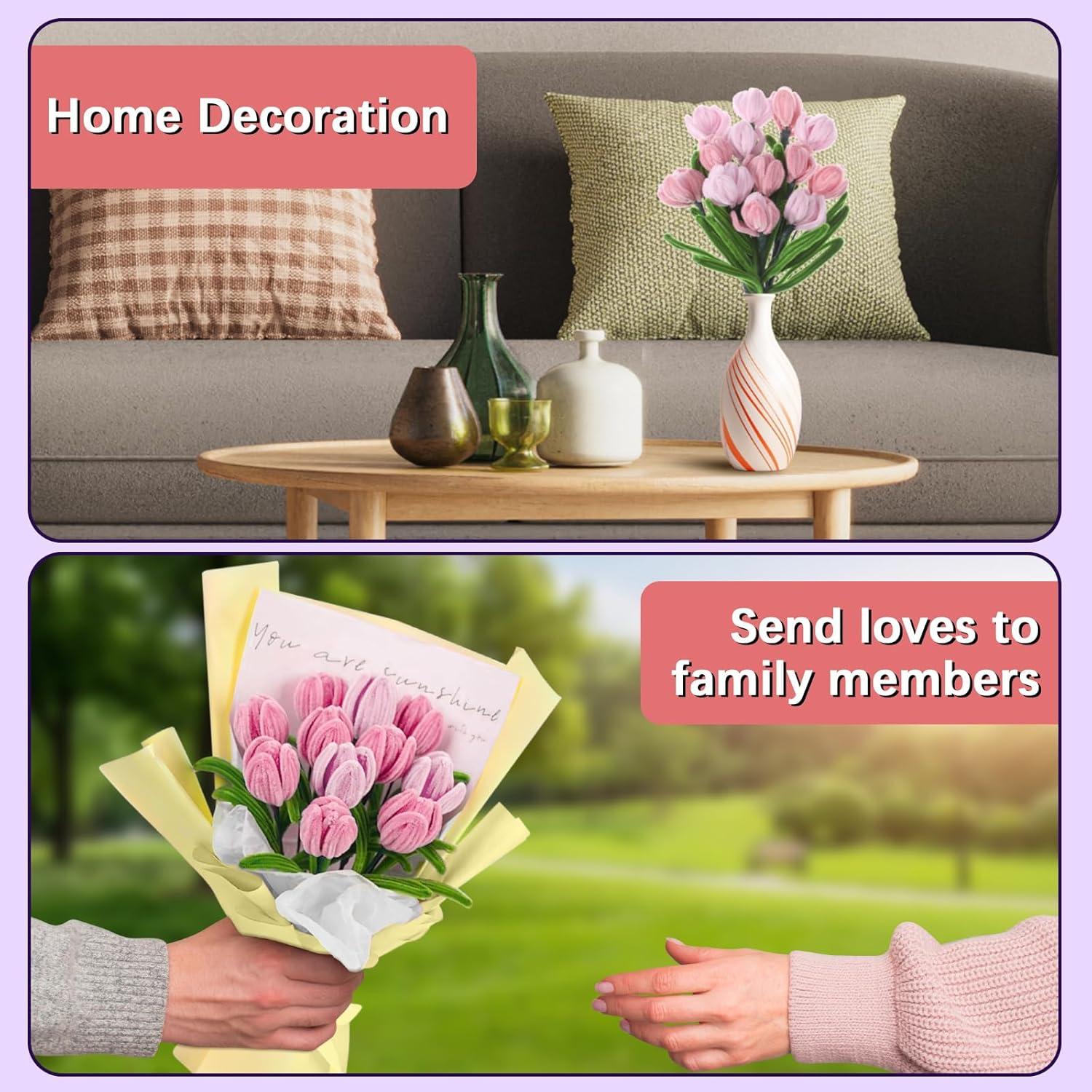 Kit de 320 Limpiapipas Starvortex para Manualidades - Flores