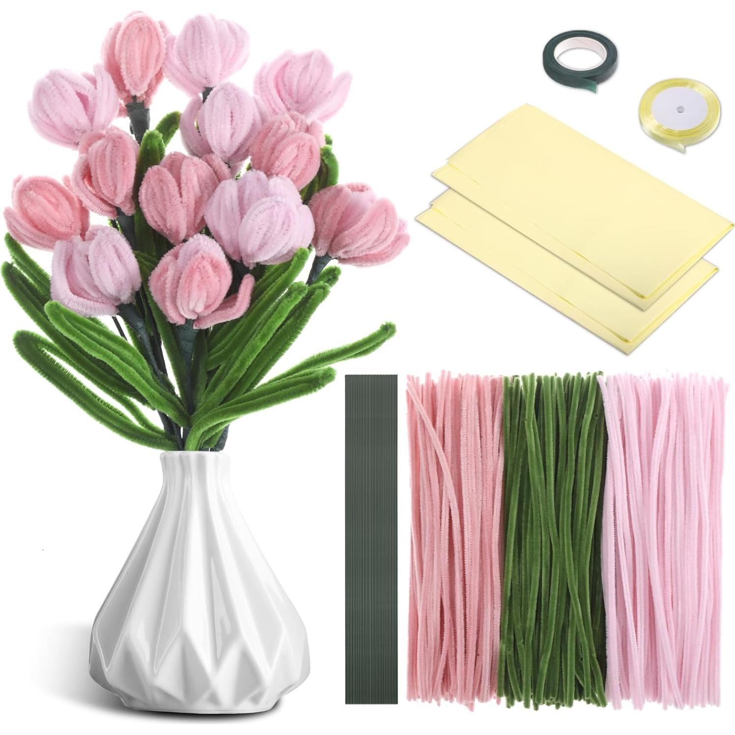 Kit de 320 Limpiapipas Starvortex para Manualidades - Flores