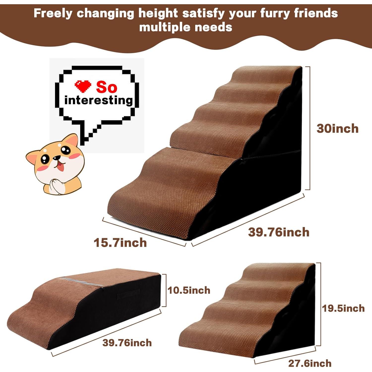 Escalones para Perros MALOROY 76.2 cm Antideslizantes