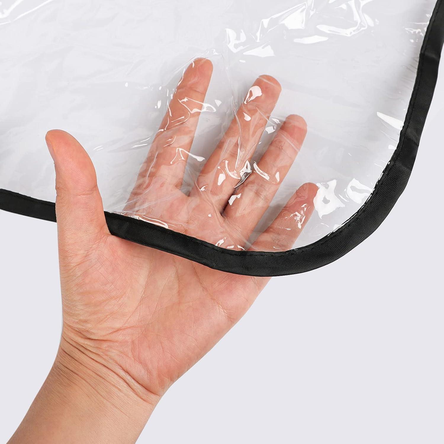 Cubierta de Lluvia Universal para Cochecito Gemelar Transparente