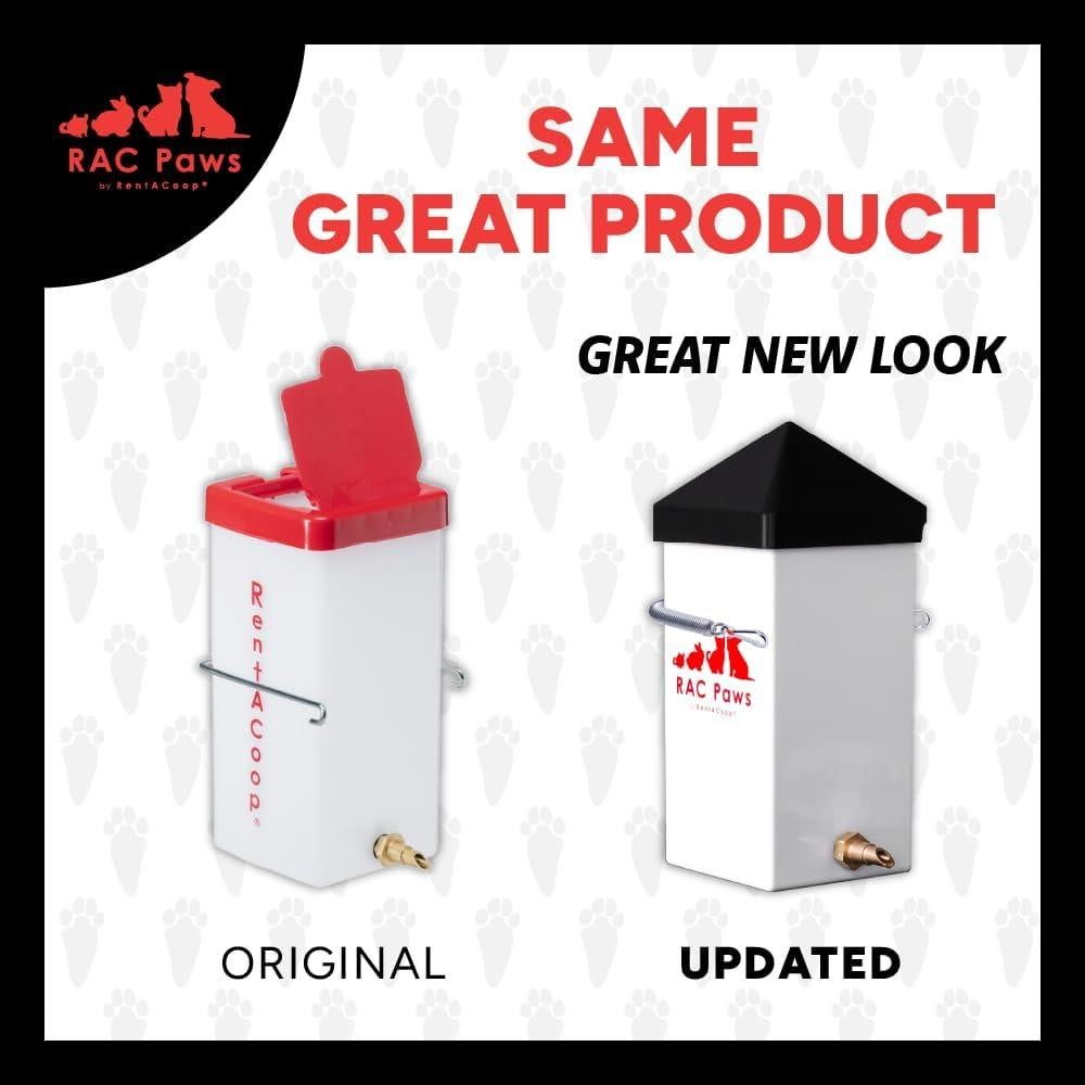 Bebedero Automático RentACoop 1L con Boquilla de Latón Sin Goteo