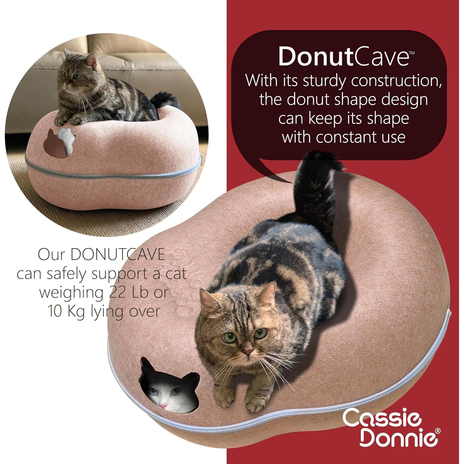 Cueva de Gato Cassie Donnie Mediana Grande 61x51 cm