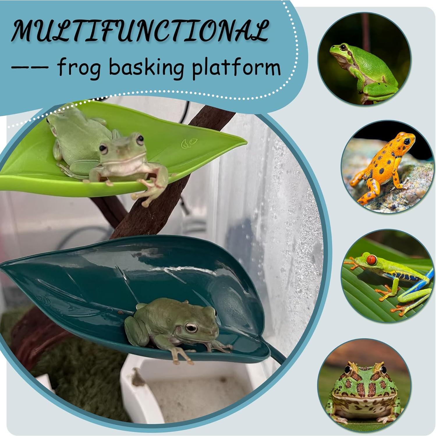 Plataforma de Sol para Tortugas JJMOLLE - 3PCS Azul Oscuro