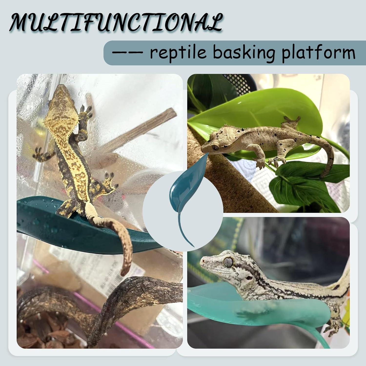 Plataforma de Sol para Tortugas JJMOLLE - 3PCS Azul Oscuro