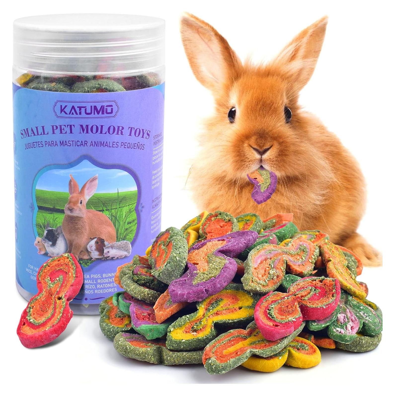 Golosinas Masticables KATUMO para Conejos y Roedores 150g