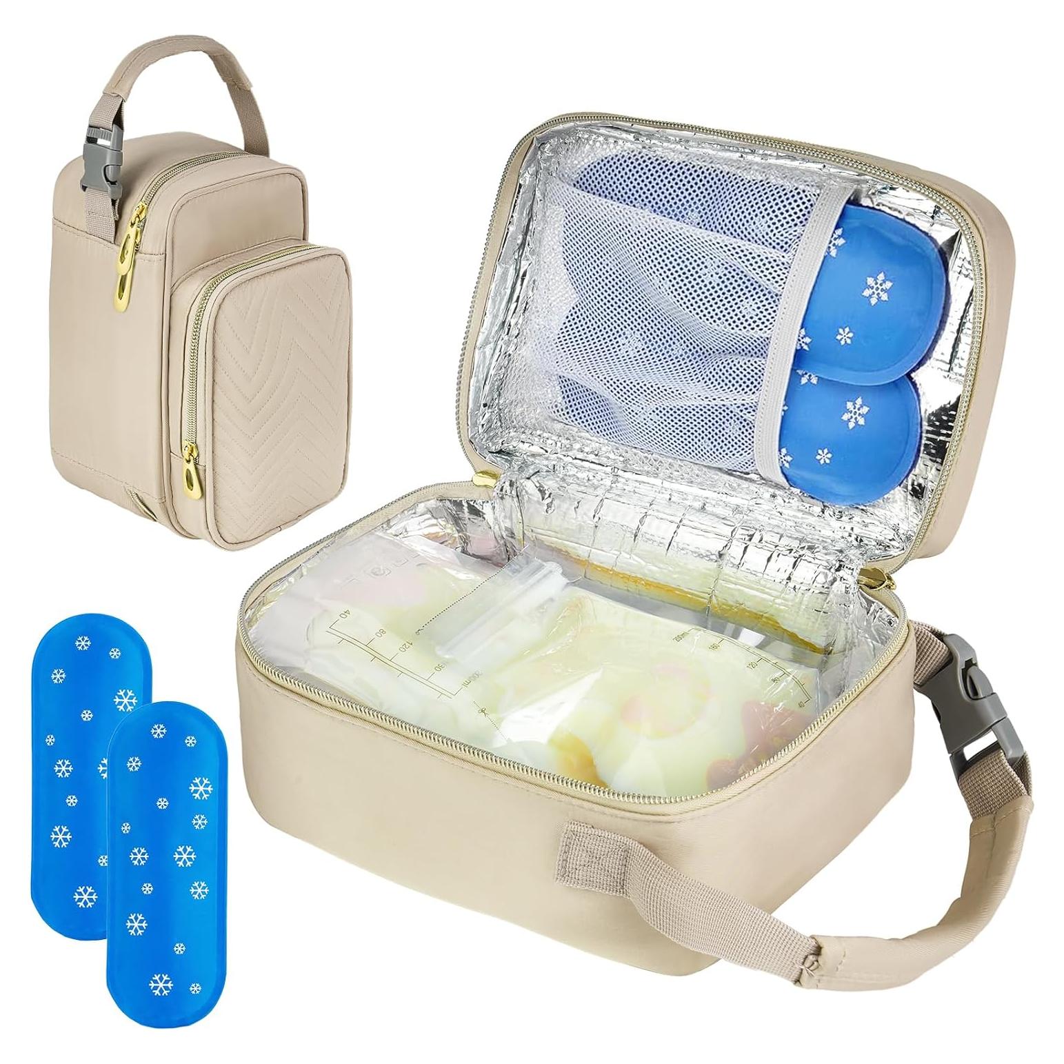 Bolsa de viaje para leche materna US-Z-M Cooler Albaricoque