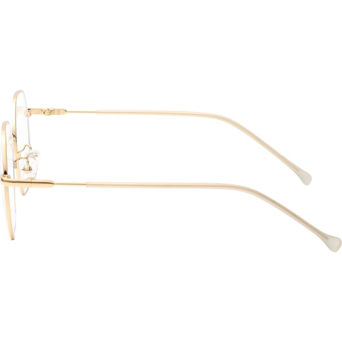 Gafas NIDOVIX Sin Prescripción Unisex Anti-luz Azul Oro