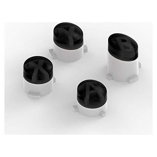 ABXY Bullet Buttons Mod Kit Levers Joystick for Xbox One S Slim Elite Controller (Clear Gray)