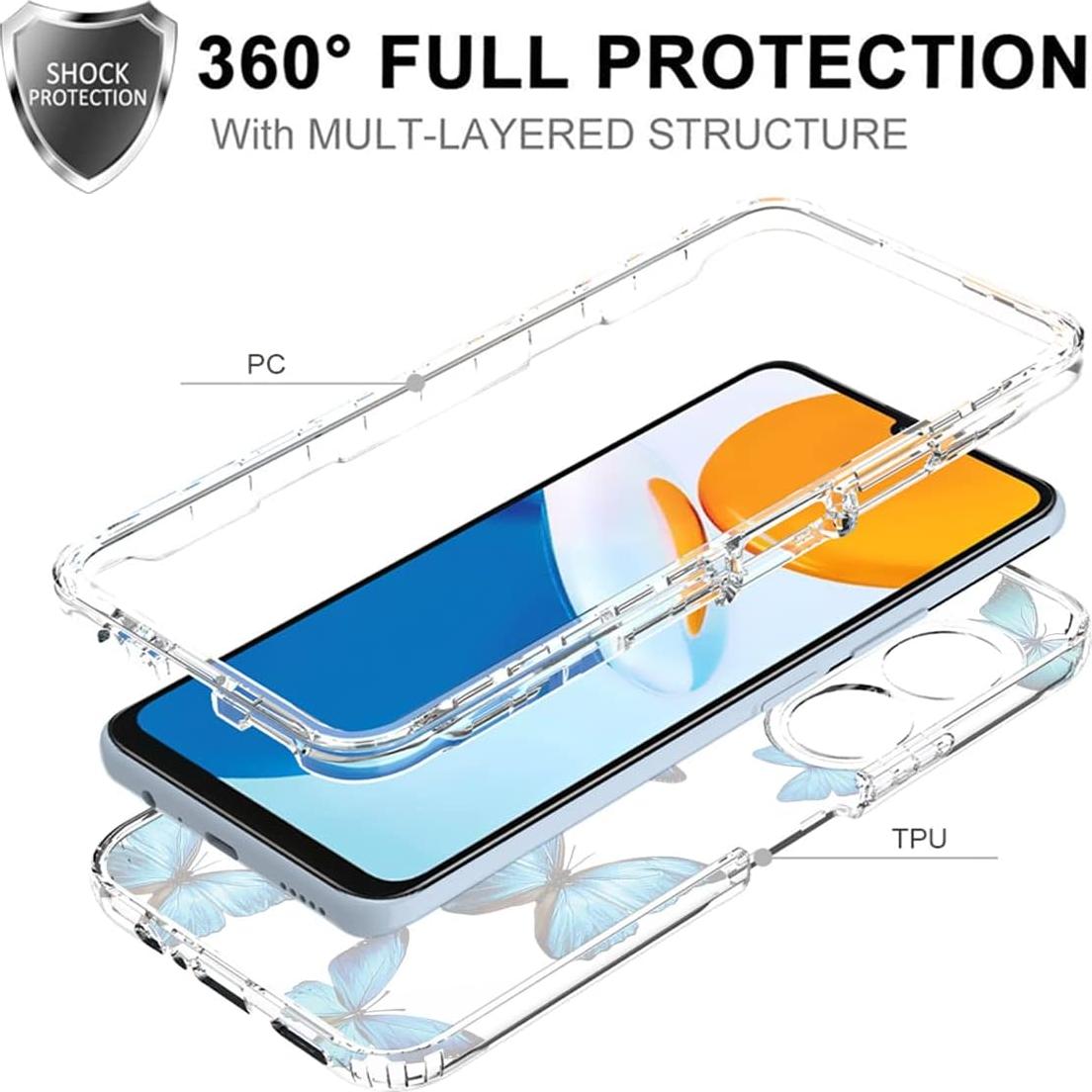 Funda Protectora Honor X7 Ueokeird con Protector de Pantalla