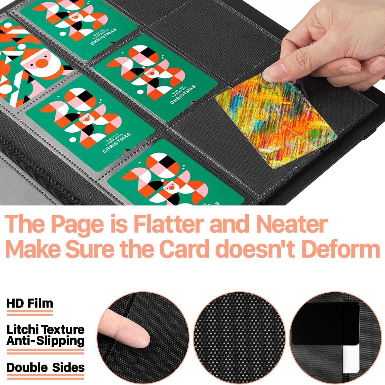 Carpeta de Cartas Coleccionables fafacy LN101 360 Cartas Negra