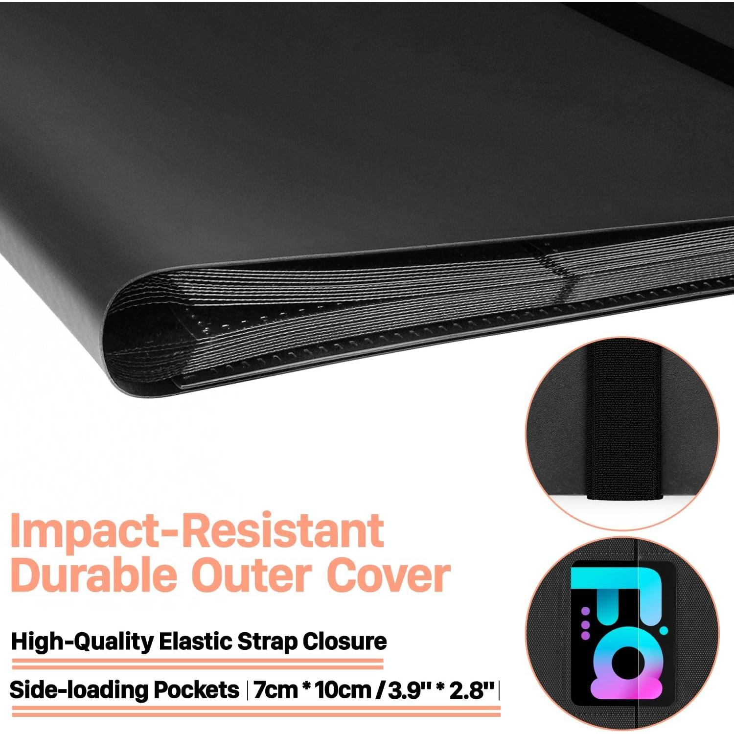 Carpeta de Cartas Coleccionables fafacy LN101 360 Cartas Negra