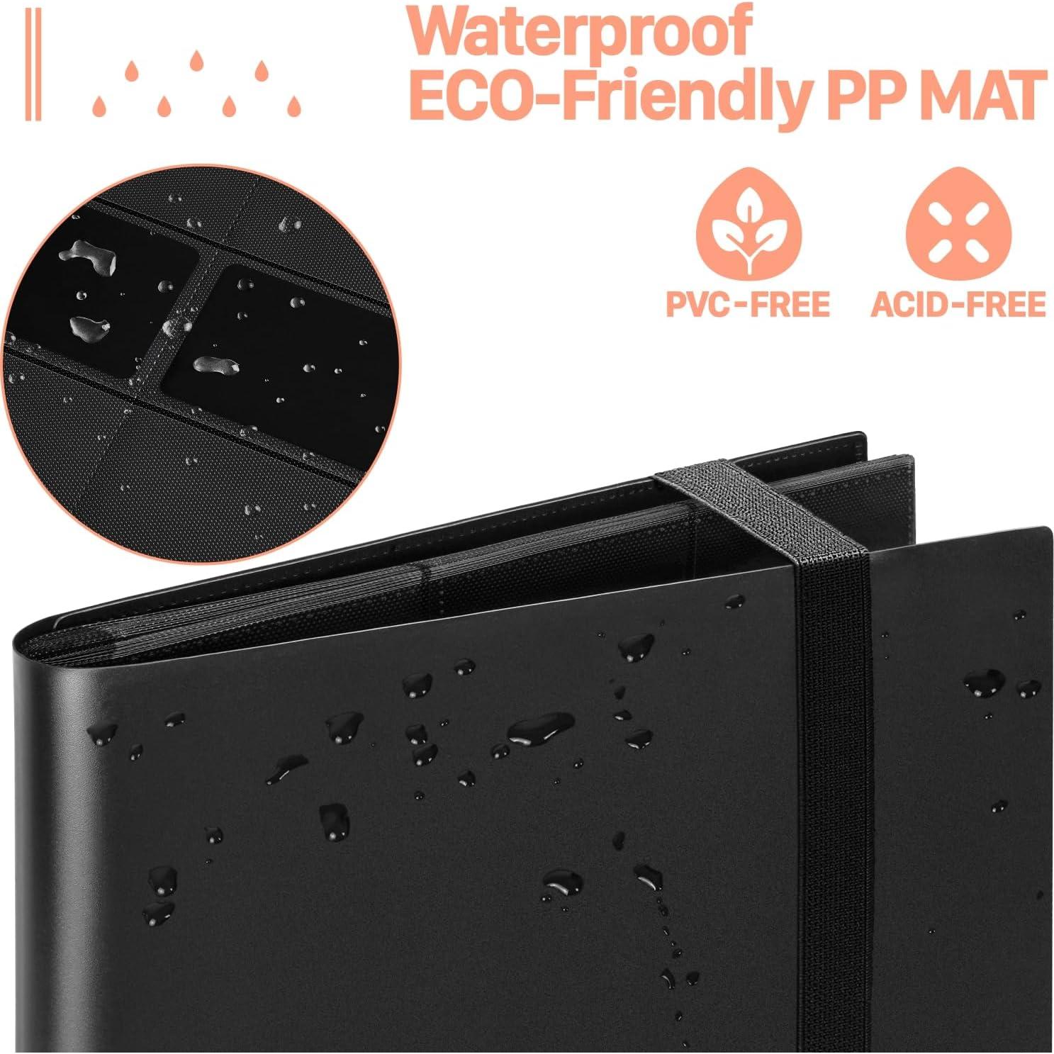 Carpeta de Cartas Coleccionables fafacy LN101 360 Cartas Negra