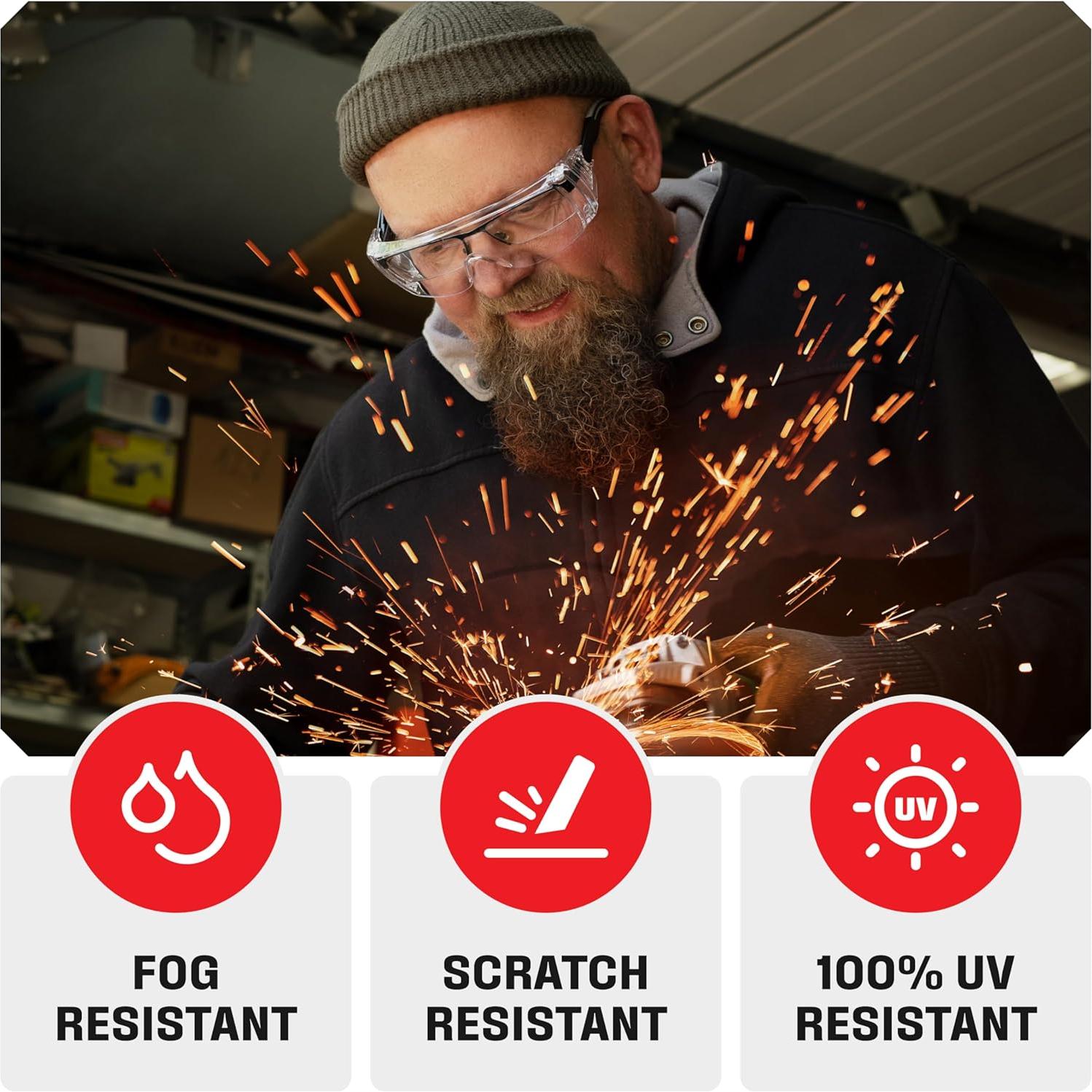 Gafas de Seguridad NoCry OverSpecs UV380 Anti-Niebla