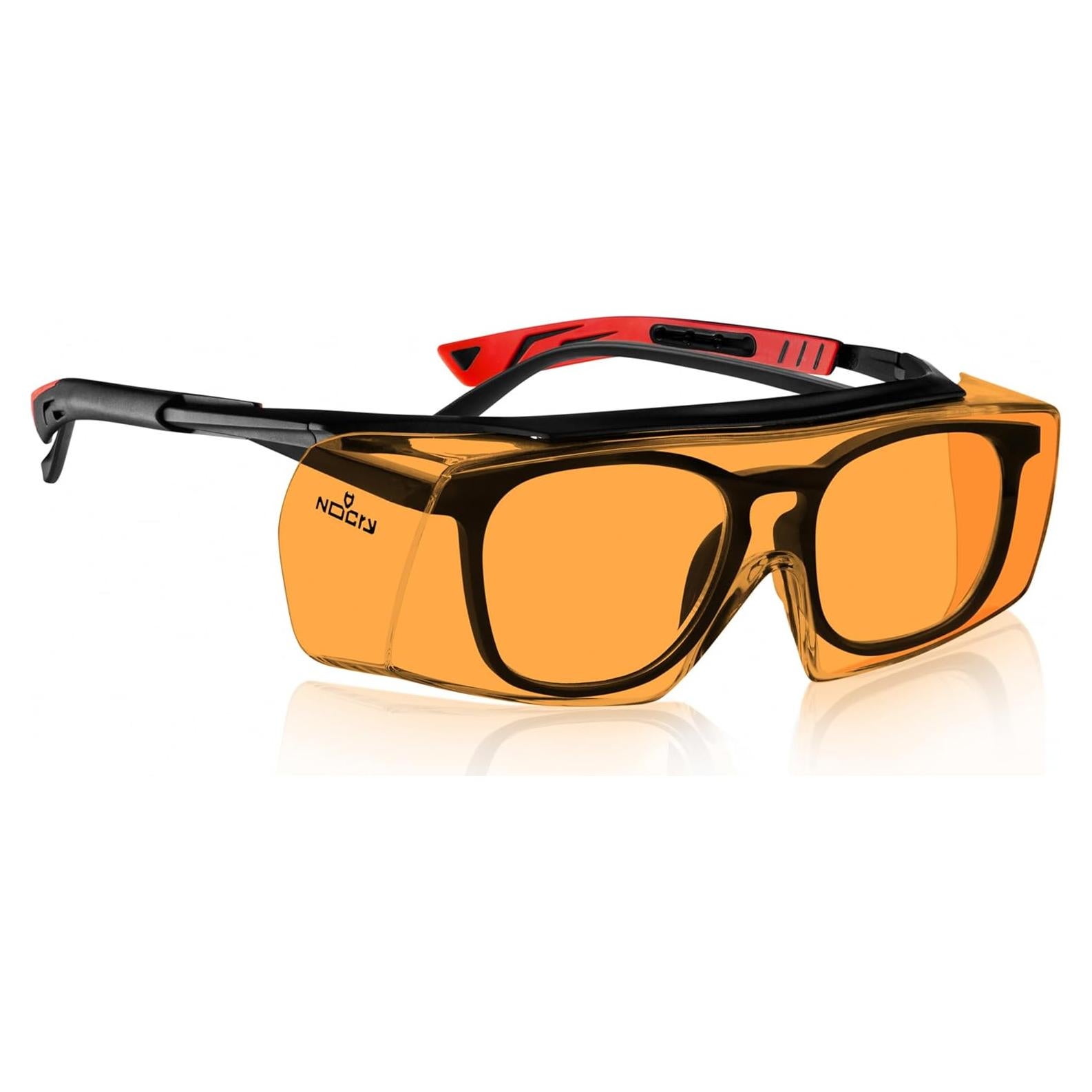 Gafas de Seguridad NoCry OverSpecs Naranja 100% UV y Antiempañante