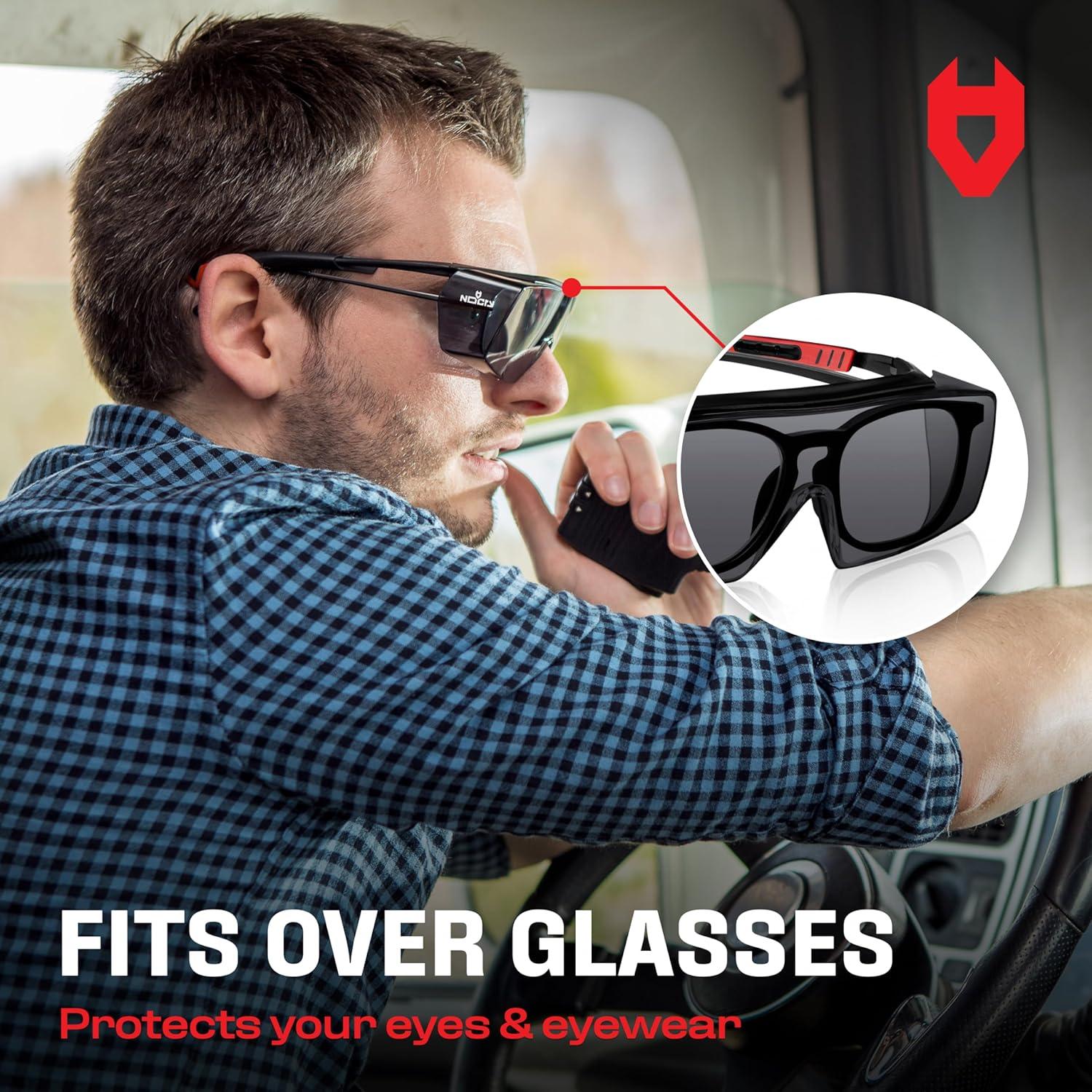 Gafas de Seguridad NoCry OverSpecs Tinteadas UV400