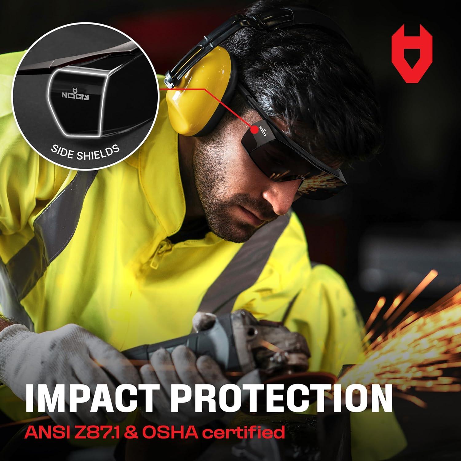 Gafas de Seguridad NoCry OverSpecs Tinteadas UV400