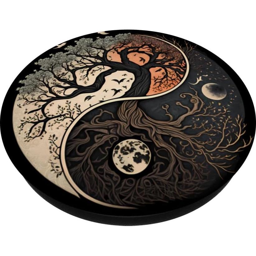 PopSockets Adhesive PopGrip Árbol de la Vida Yin Yang