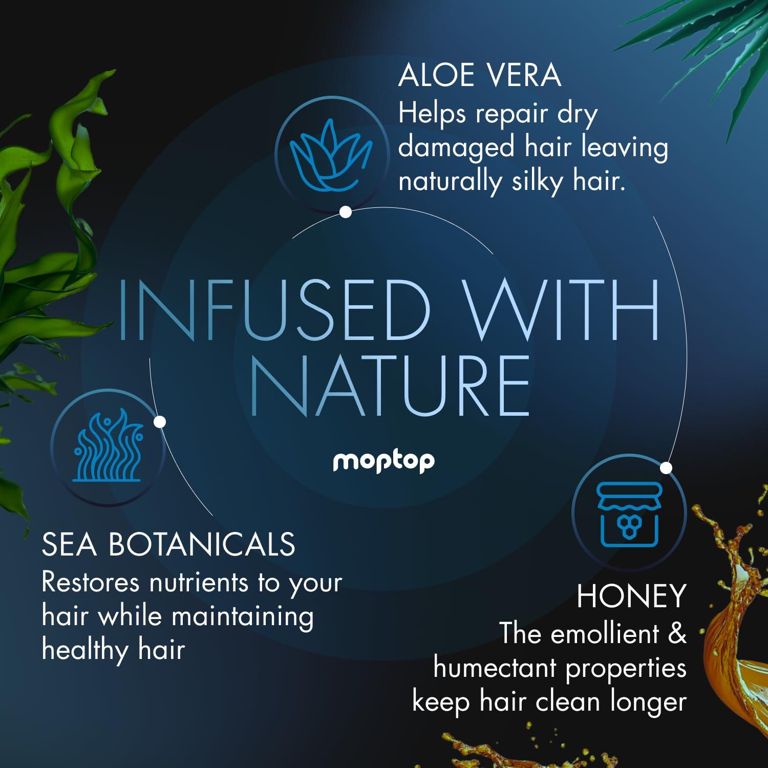 Acondicionador Hidratante MopTop 340g - Sin Sulfatos y Parabenos