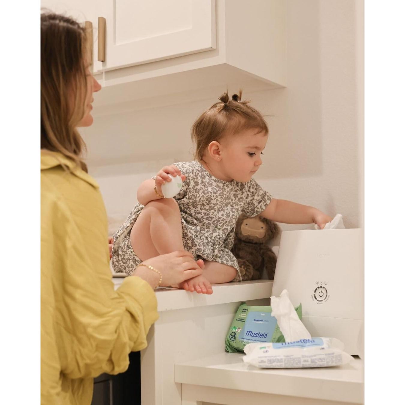 Toallitas Limpiadoras Compostables Mustela Baby 60 Unidades - Sin Fragancia - 99% Ingredientes Naturales