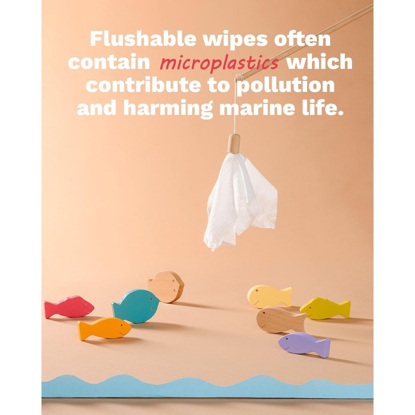 Toallitas Limpiadoras Compostables Mustela Baby 60 Unidades - Sin Fragancia - 99% Ingredientes Naturales