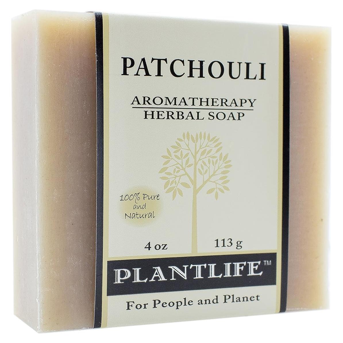 Jabón de Barra Pachulí Plantlife 113g - Hidratante y Calmante