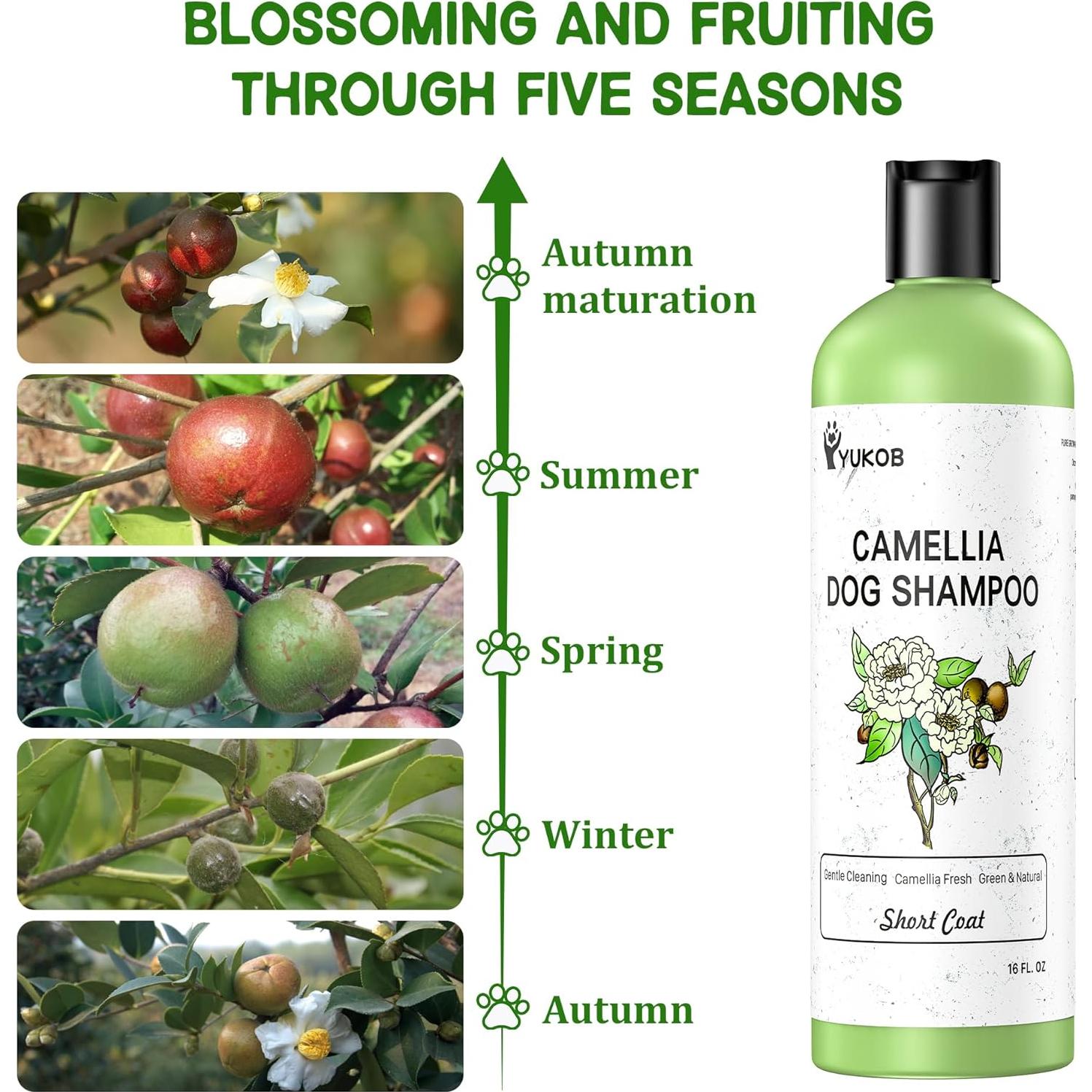 Champú Natural para Perros YUKOB 16 oz - Alergias y Picazón