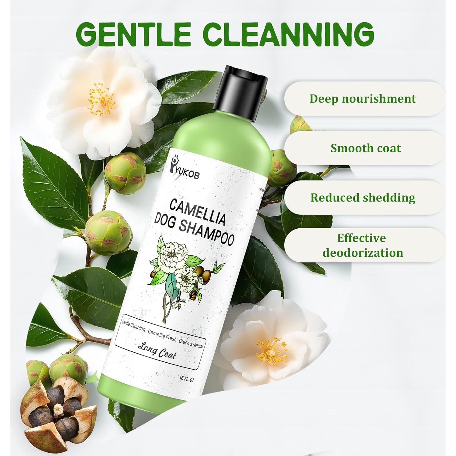 Champú Natural para Perros YUKOB 16 oz - Alergias y Picazón