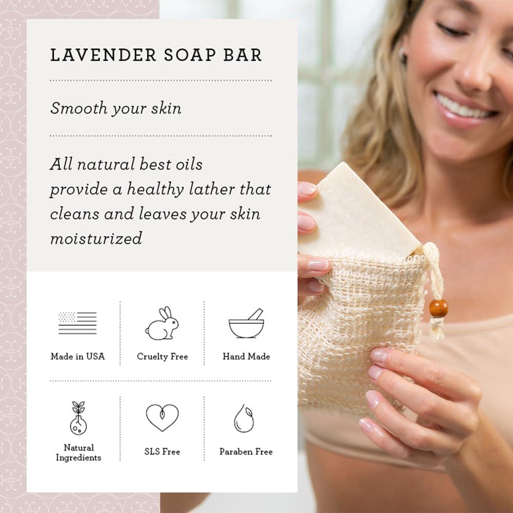 Kit de Spa de Lavanda Lizush 6 Piezas - Regalo de Cumpleaños