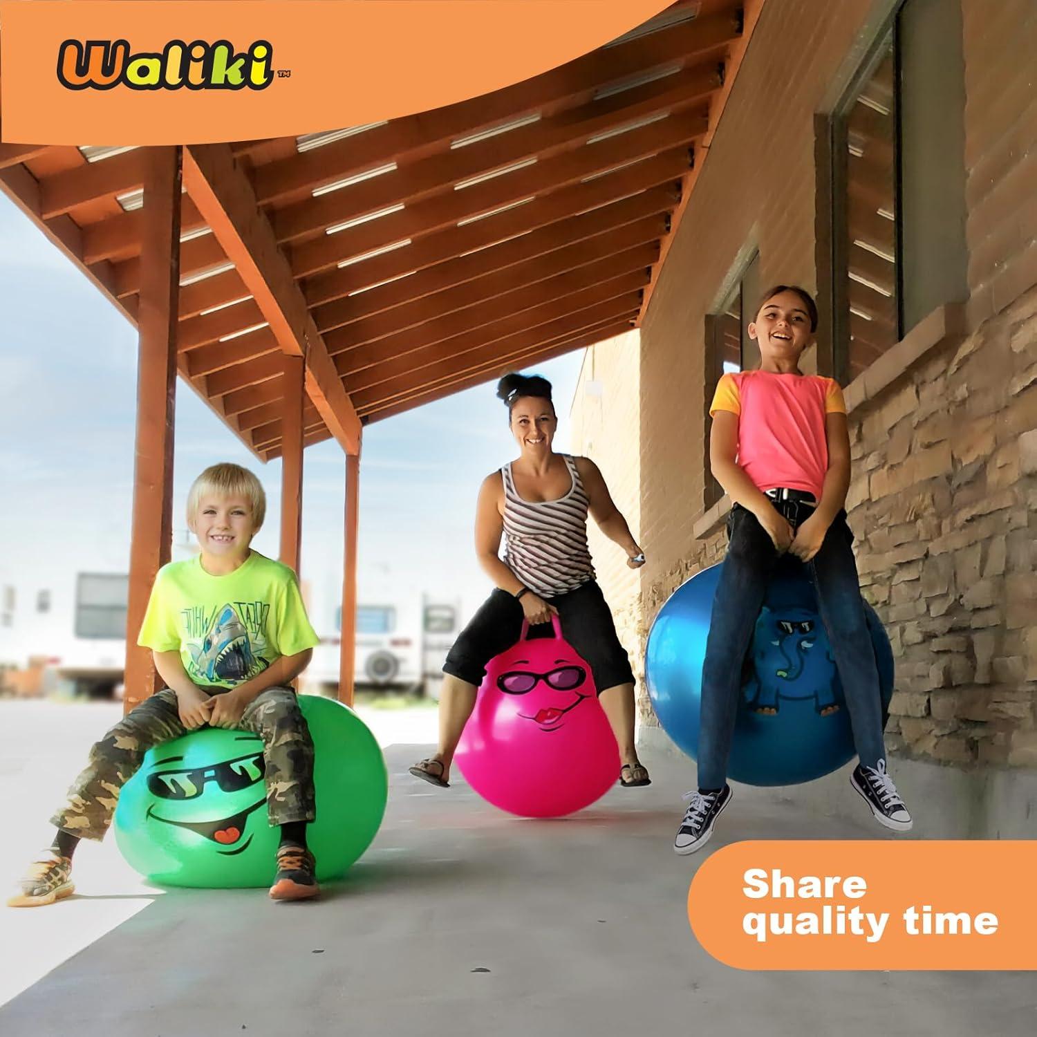 Bola Saltarina Waliki Rosa 45CM para Niños 3-6 Años