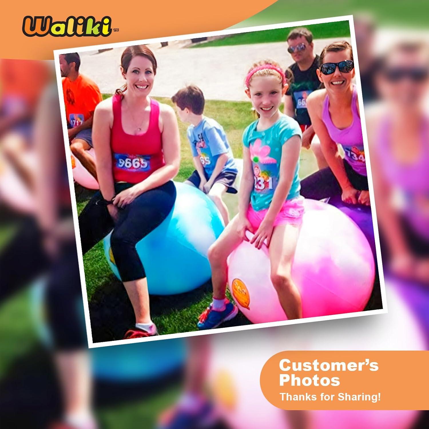 Bola Saltarina Waliki Rosa 45CM para Niños 3-6 Años