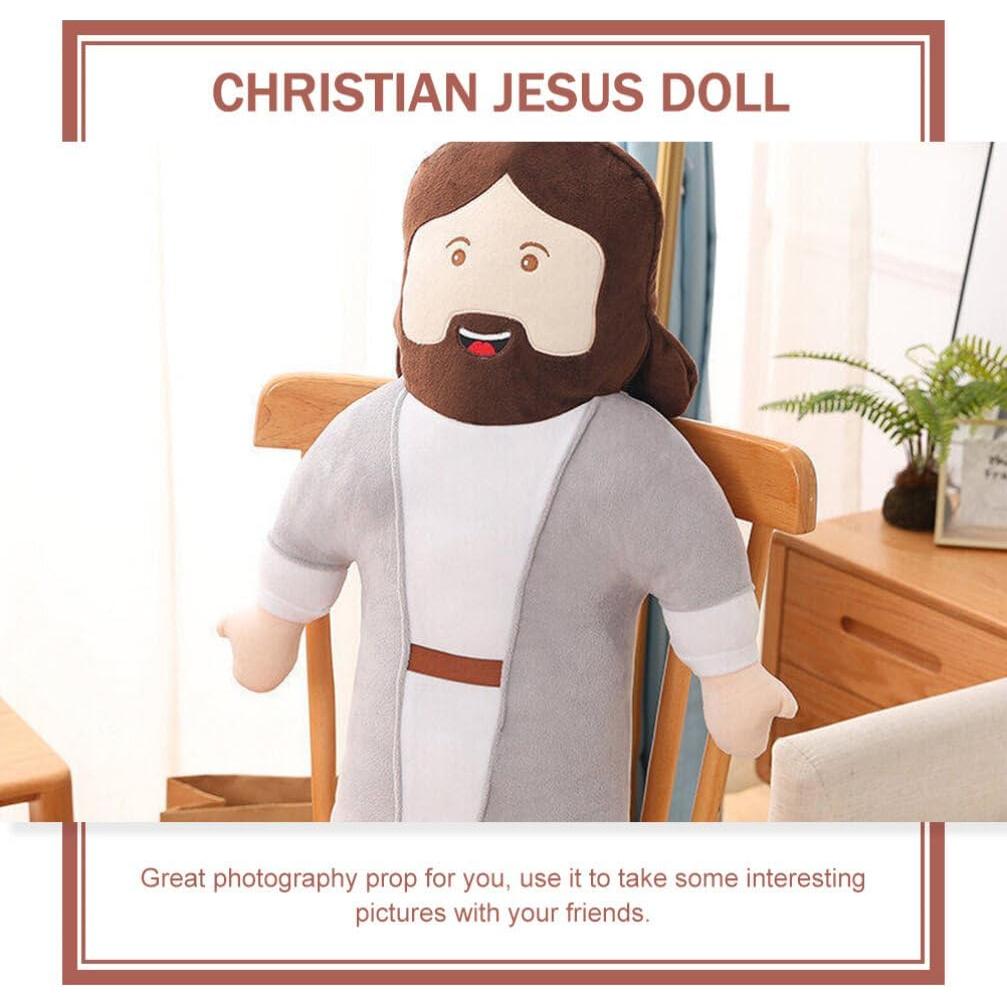 Muñeca de Peluche Jesús 50 cm - Juguete Religioso Decorativo