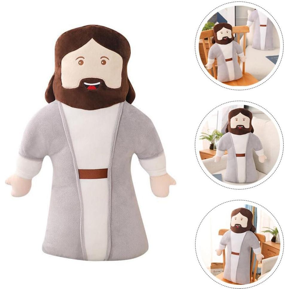 Muñeca de Peluche Jesús 50 cm - Juguete Religioso Decorativo