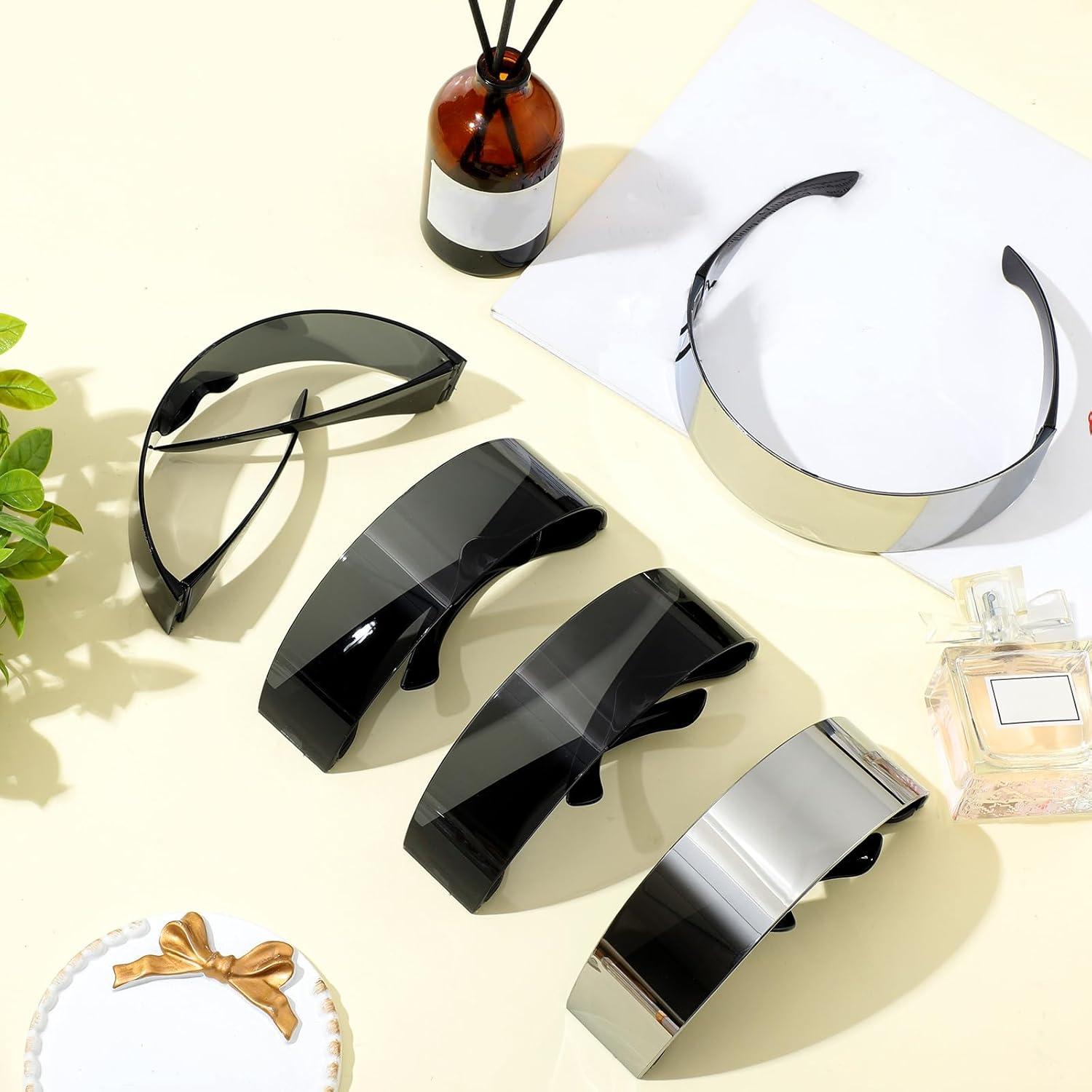 12 Pares Gafas Cibernéticas Futuristas Copkim para Disfraces