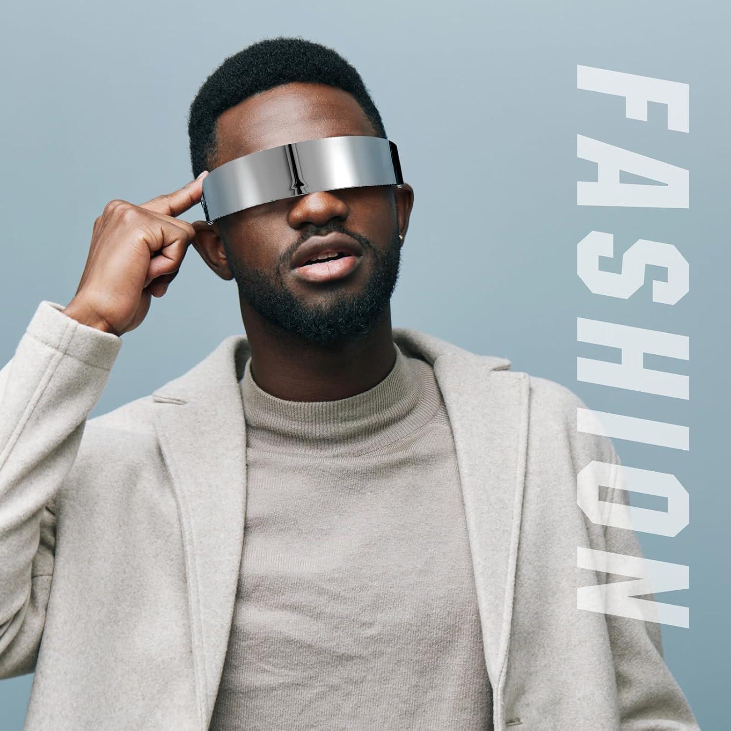 12 Pares Gafas Cibernéticas Futuristas Copkim para Disfraces