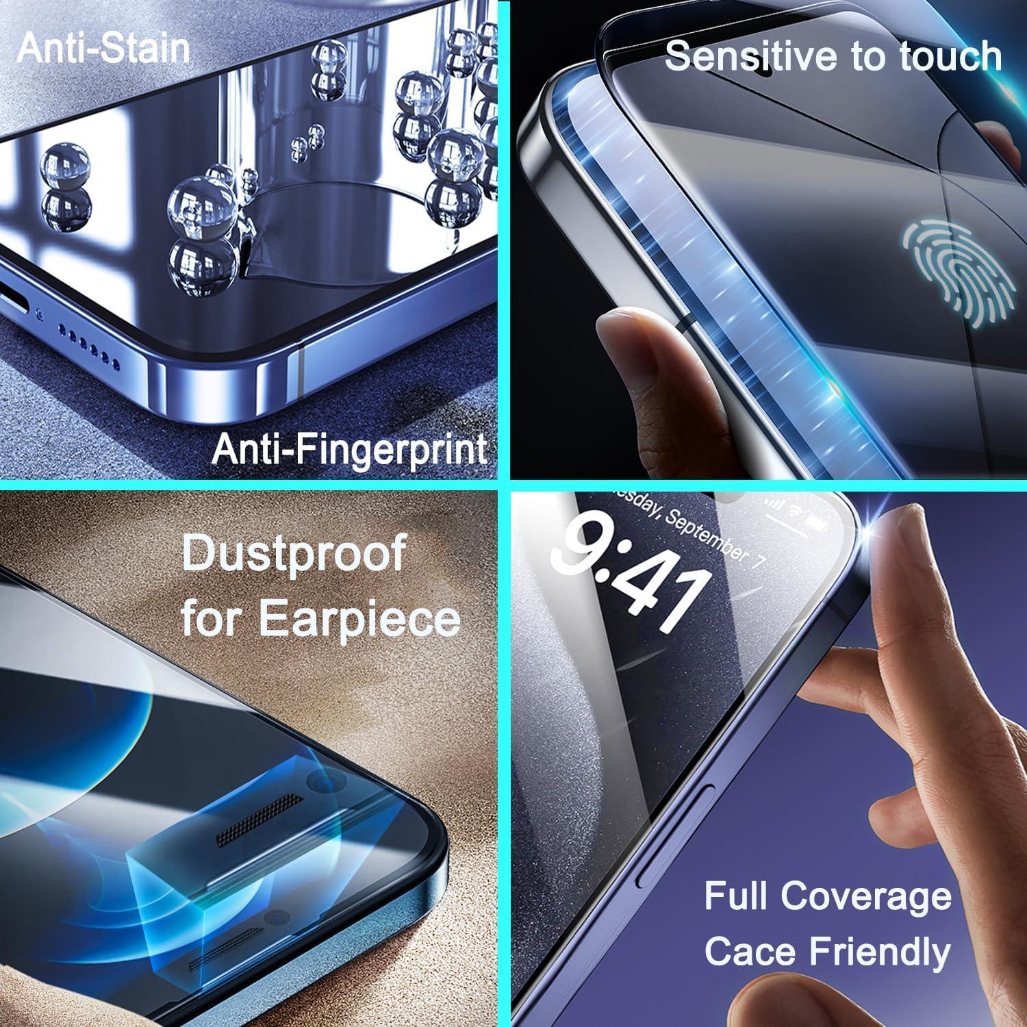 Protector de Pantalla Privado AKARMOVO para iPhone 12 Pro Max