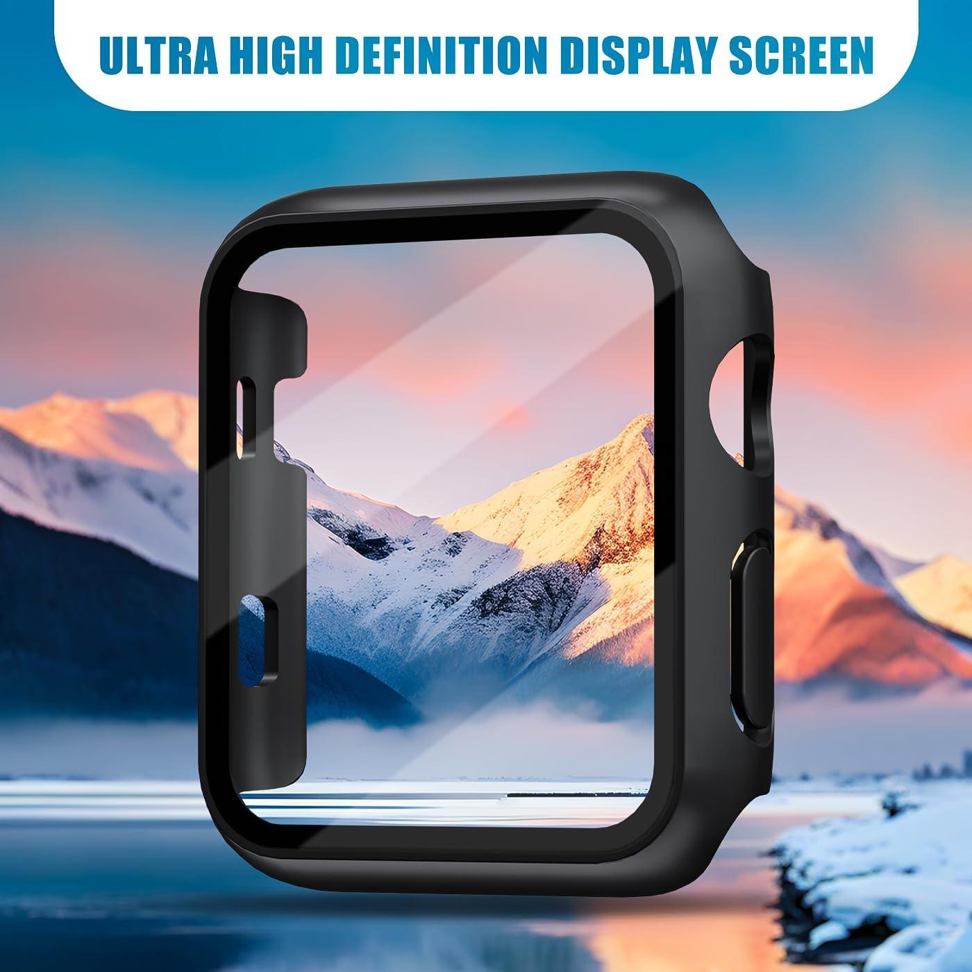 Funda Protectora para Apple Watch 38mm Foamia - Negro Duro