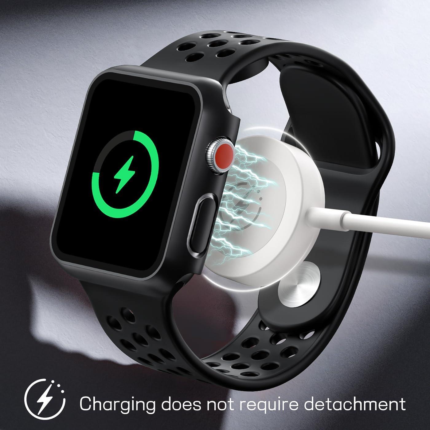 Funda Protectora para Apple Watch 38mm Foamia - Negro Duro