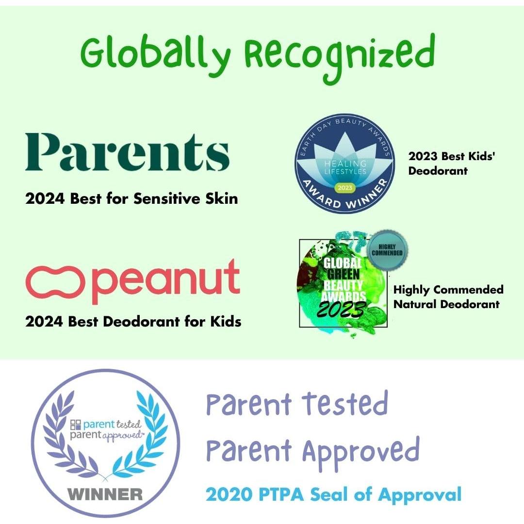 Desodorante Natural para Niños MONA Brands 2-Pack Melón 100g