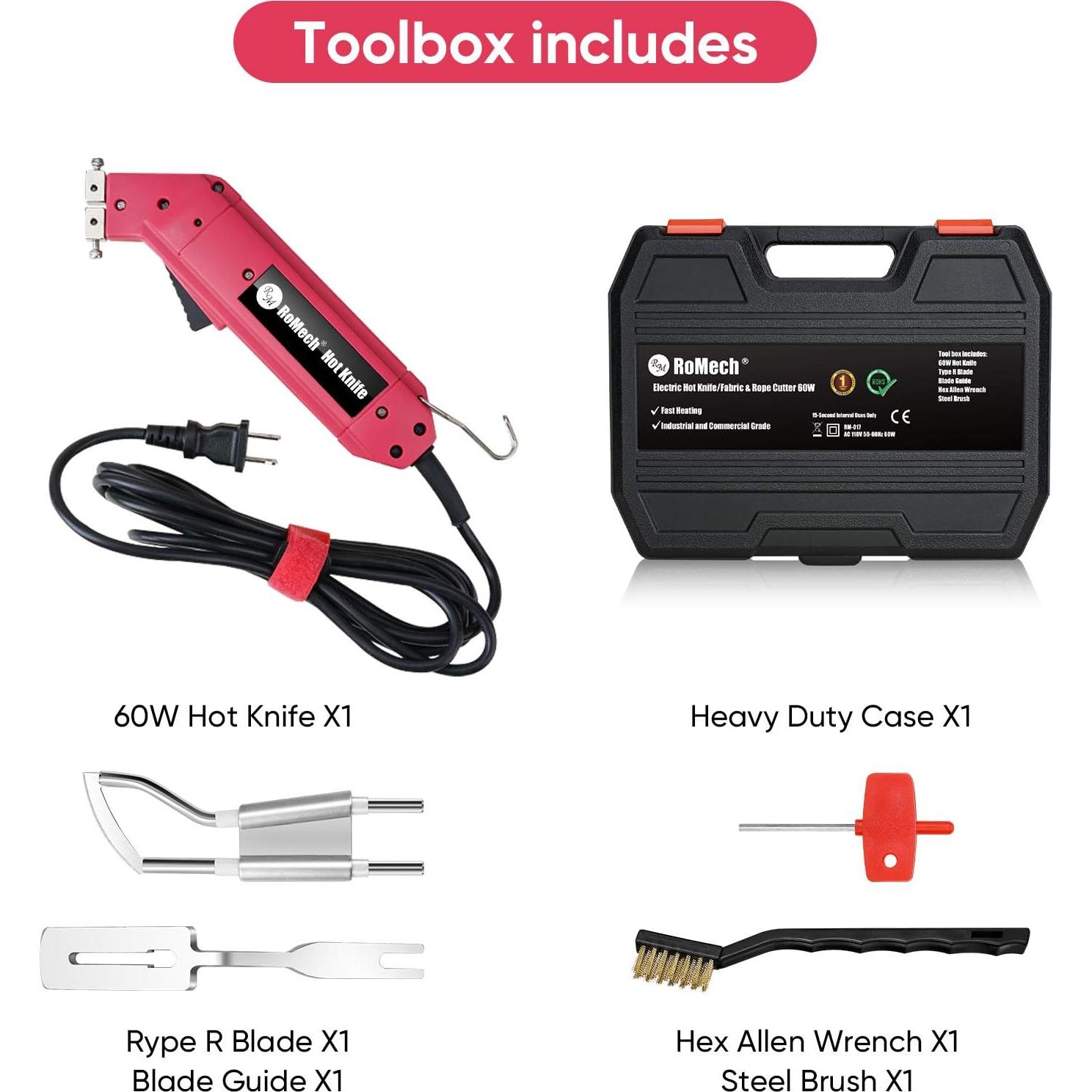 Cortador Térmico ROMECH 60W con Accesorios y Potencia Ajustable