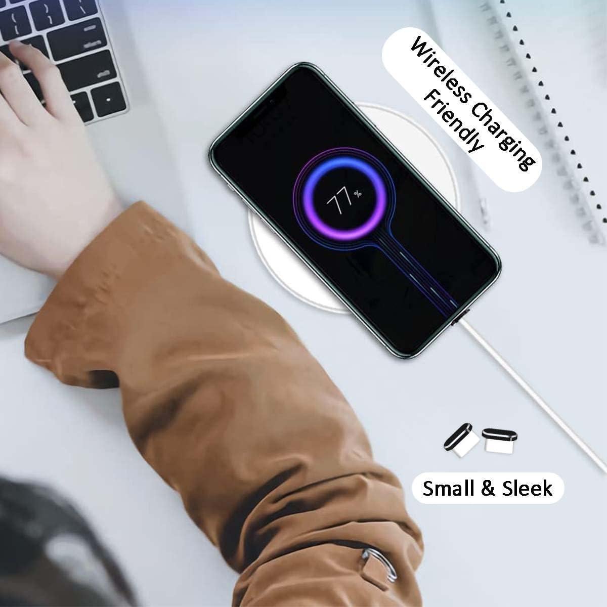Juego de 4 Tapones Antipolvo USB C Fanoshon Negro