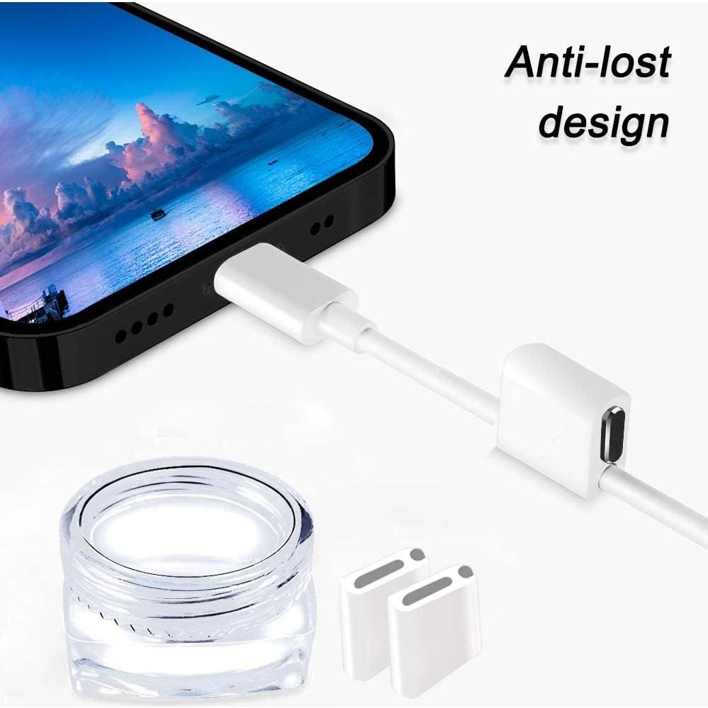 Juego de 4 Tapones Antipolvo USB C Fanoshon Negro