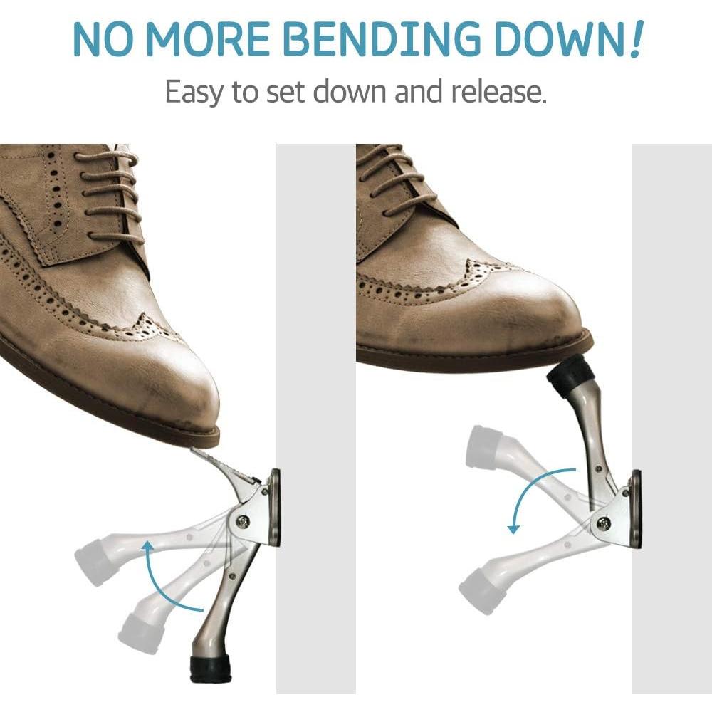 Tope de puerta metálico CG PLUS ajustable con goma antideslizante