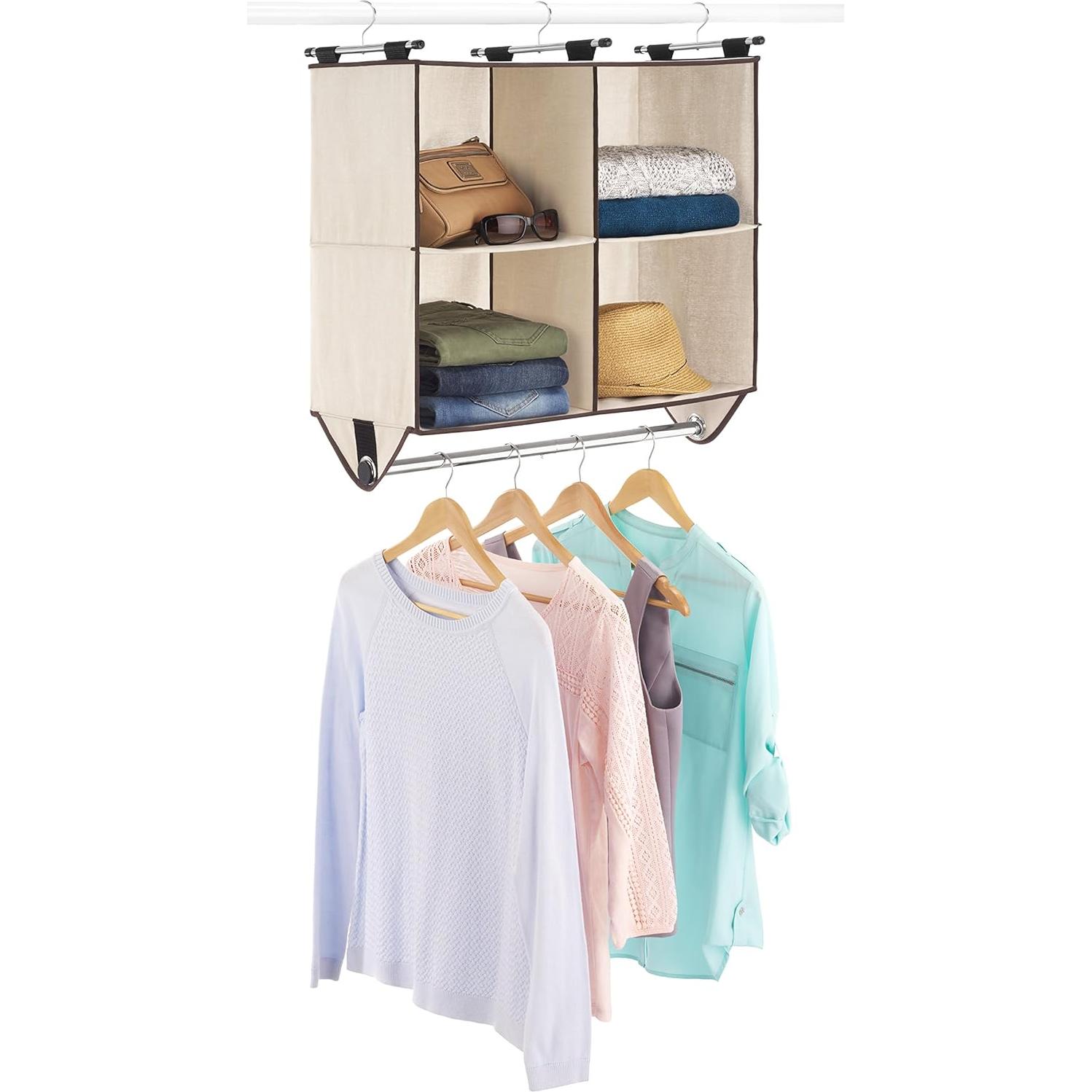 Organizador de Closet Whitmor 4 Estantes con Varilla Cromo