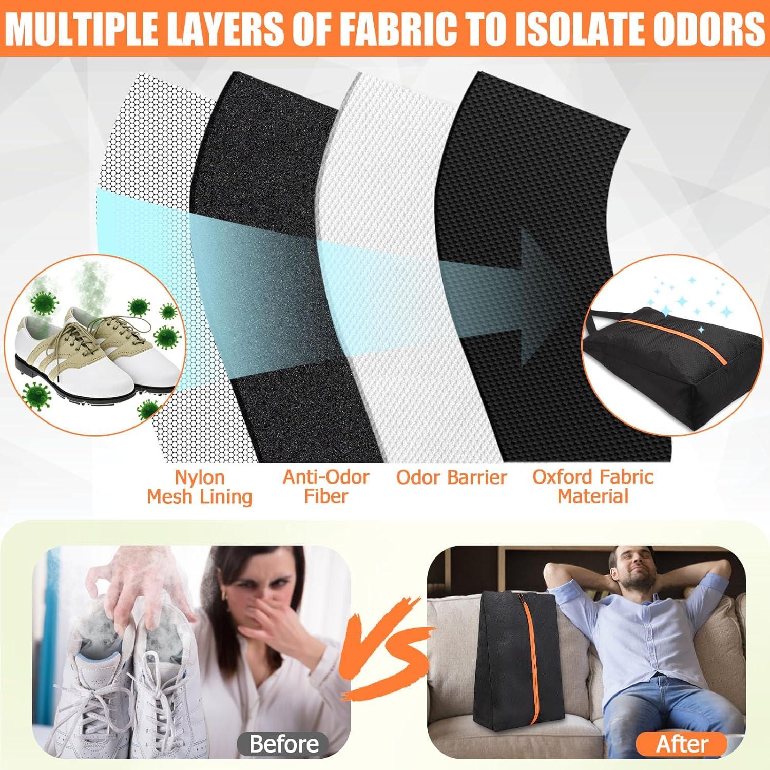 Bolsa Organizadora de Calzado TOBWOLF Impermeable Naranja